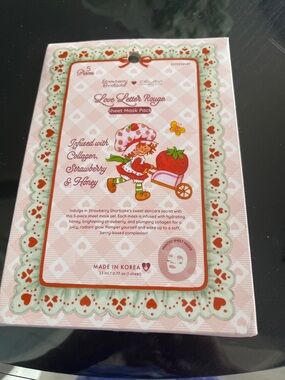 Strawberry Shortcake LOVE LETTER ROUGE by Celavi Korean Beauty Honey, colllagen,